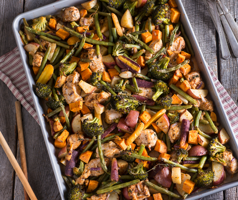 SheetPan Gochujang Chicken and Roasted Vegetables Harvie Blog